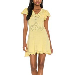 Love Shack Fancy — Fresno Dress in Lemon Drop NWT!